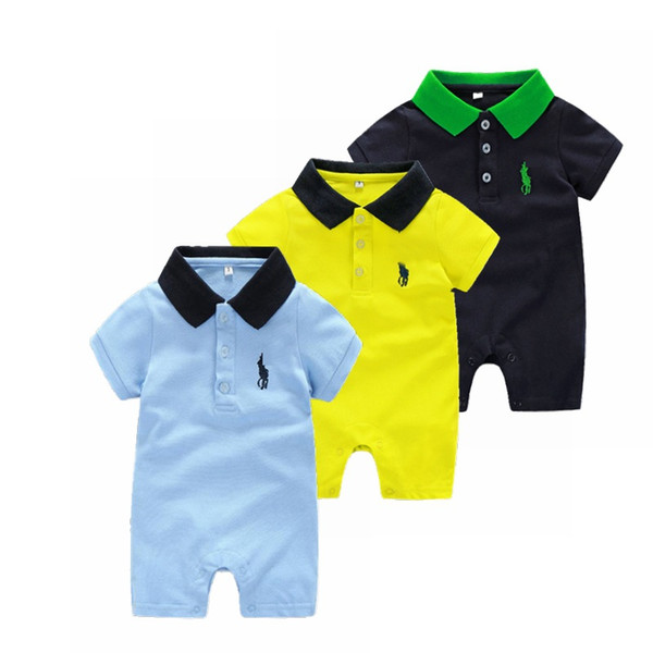 2019 Summer Short Sleeved Jumpsuit For Newborn Romper Character Baby Boy Clothes and Baby Girl Clothes 0-24 Baby Rompers Summer