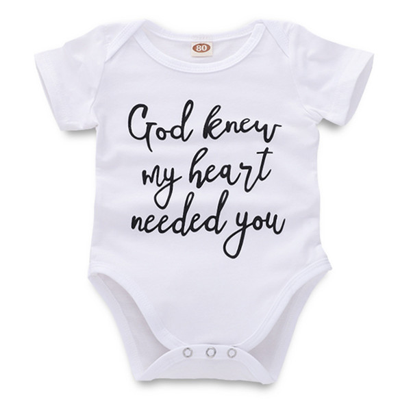 Newborn Jumpsuit Baby Rompers Infant Baby Girl Boy Designer Clothes Letter Printed White Short Sleeve Toddler 43