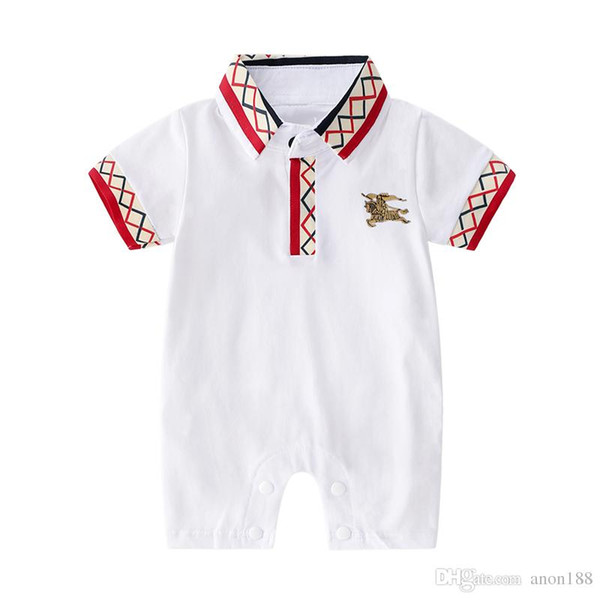 Newborn Baby Boy Rompers Summer Toddler Baby Clothes Short Sleeve Romper Cotton Children Bebe Infant Jumpsuits Kids Clothes New Born Outfits