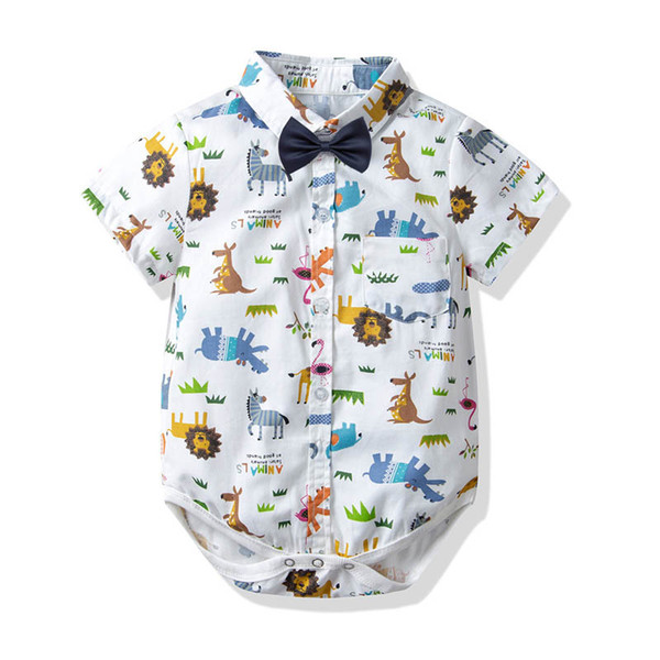 Summer baby boy clothes baby romper cotton Cartoon Baby Infant Boy Designer Clothes Newborn Romper toddler boy clothes Jumpsuit A3137