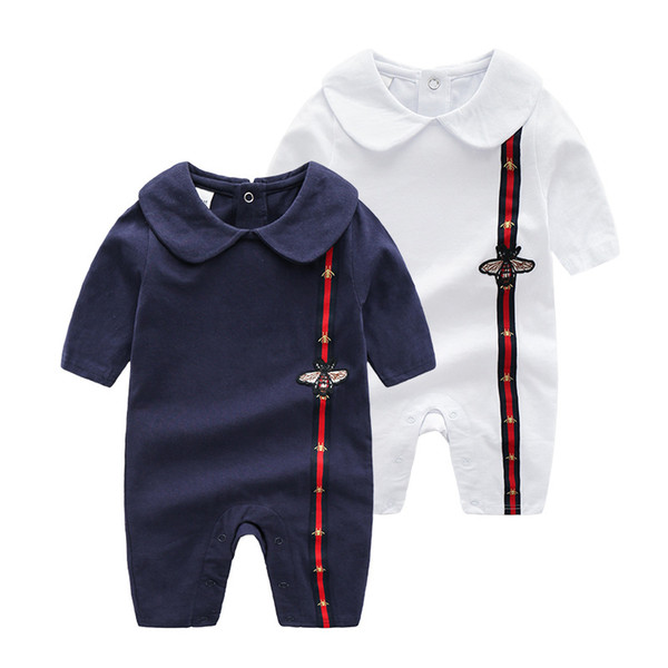 Baby clothes autumn long sleeve newborn clothes cotton% knit lapel newborn baby clothes tide COCO