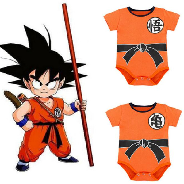 Sun Gohan Ins explosion models cotton baby dress baby crawl clothes Sun Wukong jumpsuit personality romper Factory direct