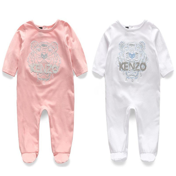 Round Neck Long Sleeve Baby Clothes Fashion Embroidered Newborn Ha Clothing Bag Used For Travel Foot Clothing