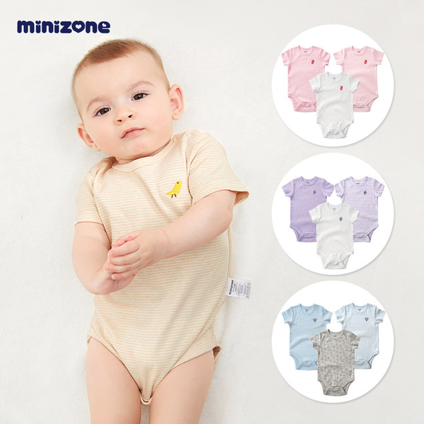 Kids Jumpsuit Newborn Gift Box Baby Full Moon Gift Baby Clothes 3 Pieces Summer Clothes Boy and Girl 820