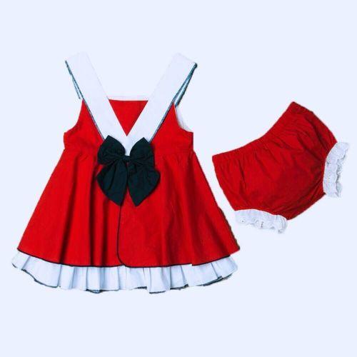 Newborn Kids Baby Girls Clothes set Sleeveless Bowknot Top Dress Shorts Pants Cute Party Princess Outfits Clothing