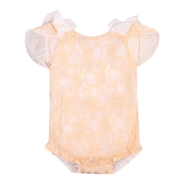 0-24 M Newborn Infant Baby Girl Lace Bodysuit Jumpsuit Baby Girl Clothes Outfits Cute Bodysuit