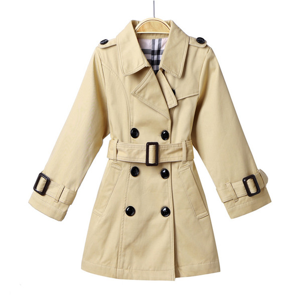 New European and American classic double breasted trench coat style(5pcs/lot)