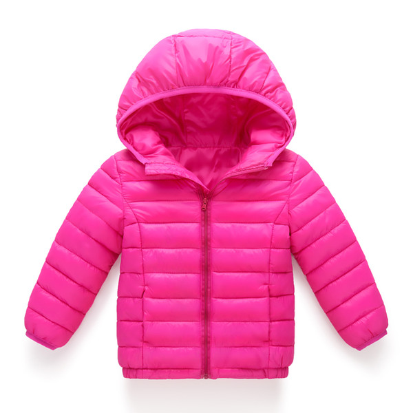 children jacket Outerwear Boy and Girl autumn Warm Down Hooded Coat teenage parka kids winter jacket Size 3-11 years