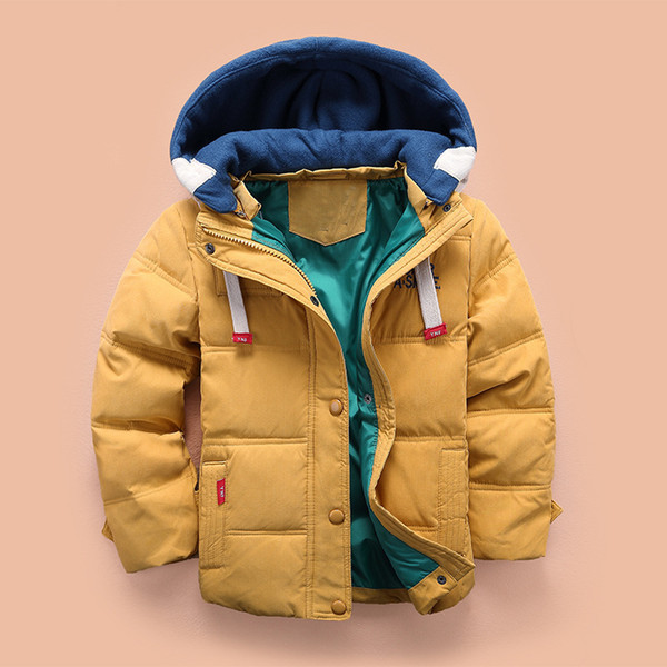 Brand Fashion Children's Down Jackets coat winter Big boy Coat thick duck Down feather jacket Outerwear cold winter