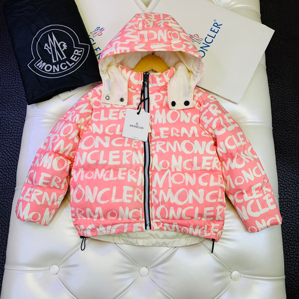 Children down jacket kids designer clothing winter fashion double-faced down jacket coat boys and girls new four colors