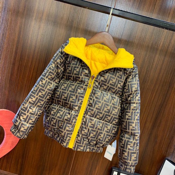 kids down jacket Children fashion clothing winter boys and girls new double-sided down jacket warm and comfortable coat