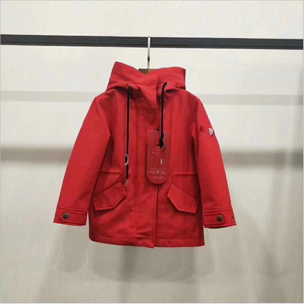 High Quality Winter Coat Boy Clothing 100% Branded Hooded Duck Down Coat Girl Clothes Children Clothing Coat Winter Canada Jacket