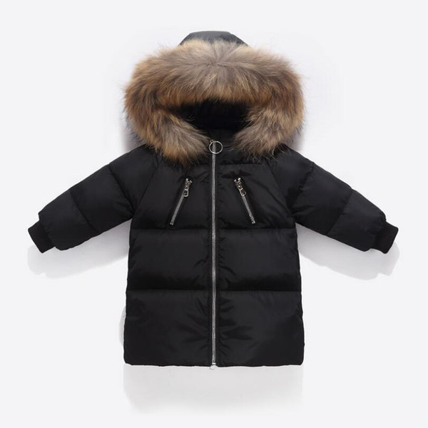 Quality Outerwear 2-8 years Kids Winter Down Jacket Boy Fashion Coat Girls'Warm Down Cotton Children's Clothing Baby Christmas