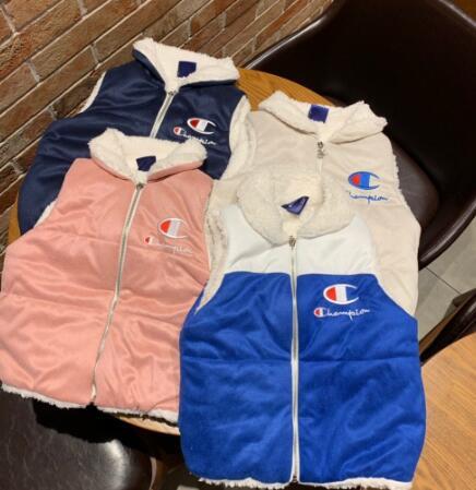 4 colors Champion Brand Kids Winter Thicken Vests Baby 90% Cashmere Down Jacket Waistcoat Coat For Children 11797