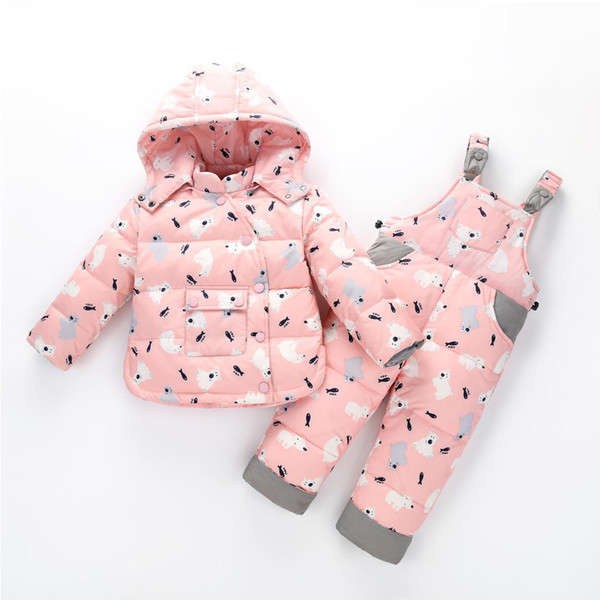 Baby Winter Down Jackets Bay Girl Clothes Sets Baby Boy Snow Suits 1 2 3 years old