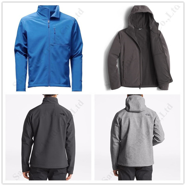 Mens Fleece Hooded Apex Bionic North Jackets NF Soft Shell Long Sleeve Windbreaker Fashion Outdoor Waterproof Climbing Face Outwear C112204