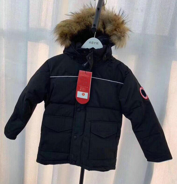 2019 fashion brand Children's Outerwear Boy and Girl Winter Warm Hooded Coat Children Parker Down Jacket Kid Jackets AAA001 COCO