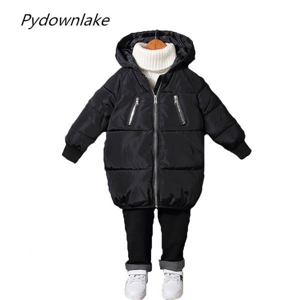 Baby Winter Jacket For Girls 18M,2 3 4 5 6 Years Kids Coat Nice Cotton Parka Autumn Warm Hooded Jacket Children Clothing