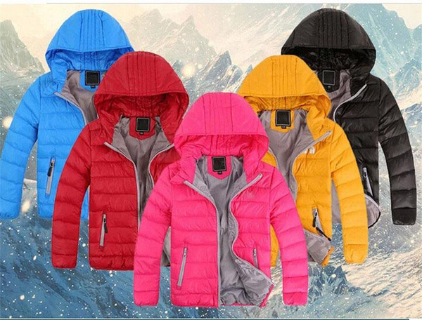 2018 Children's Outerwear Boy and Girl Winter Warm Hooded Coat Children Cotton-Padded Down Jacket Kid Jackets 3-12 Years