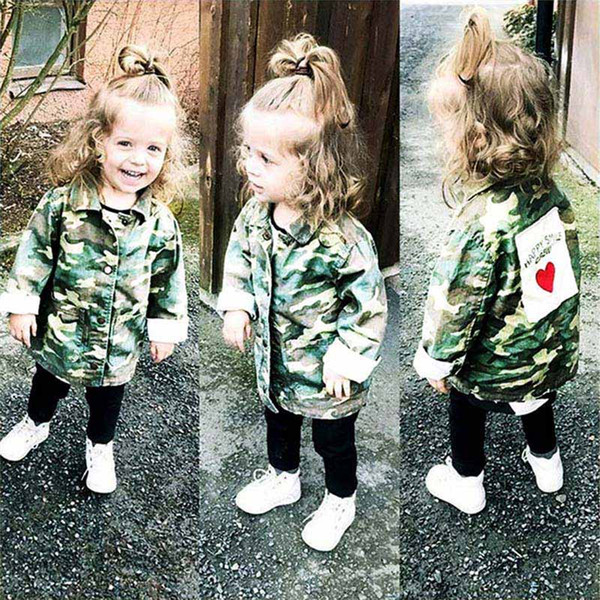 Ins Camouflage color Children Jacket Autumn Winter Boys Girls Kids Jackets Baby Coats Toddler Outwear Kids Coat Tops Kids Clothing A1165