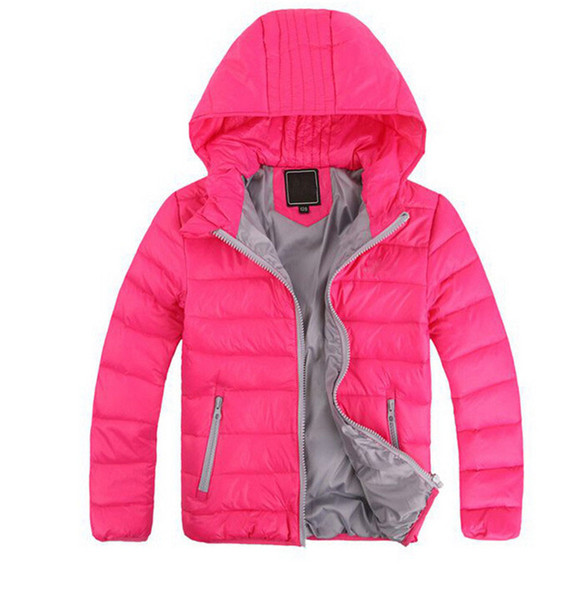 2018 Children's Outerwear Boy and Girl Winter Warm Hooded Coat Children Cotton-Padded Down Jacket Kid Jackets 3-10 Years