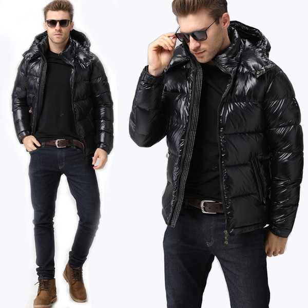 top quality white duck men down coat Men's Down & New Parkas luxury warm outwear plus size Mens brand jacket new famous designer brand