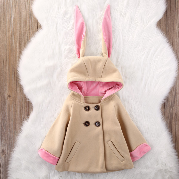 Mikrdoo Baby Fashion Coat for Boys Girls New Fashion Winter Toddler Kids Rabbit Bunny Fox Lion Warm Hooded Jacket Costume Clothes Outwear