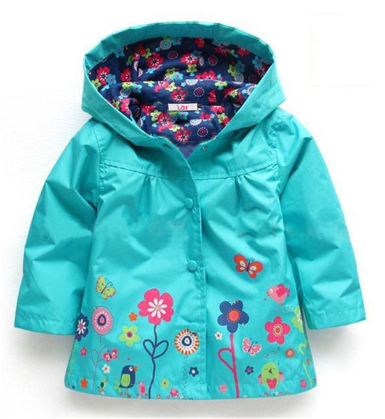 Baby Girls Jacket 2018 Autumn Winter Jackets for Girls Windbreaker Boys Kids Outerwear Coats for Girls Raincoat Children Fashion Clothes