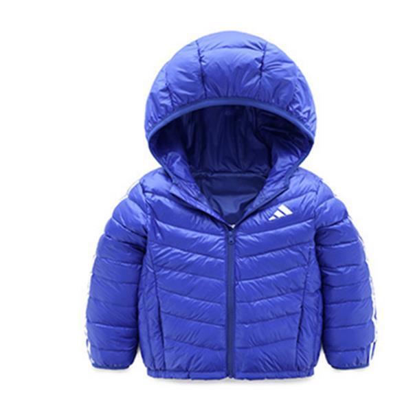 AD2019 Bestselling new winter children s down jacket light children s wear hooded casual wear medium and large children s coat