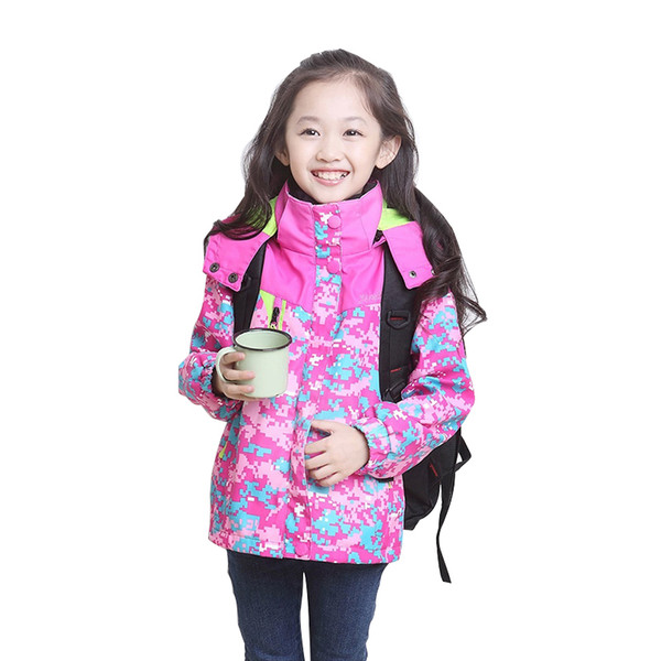 2019 Autumn Winter Children Girls Jackets Hooded Waterproof Windproof Kids Coats For Teenage Girls Meninas Jaquetas Casacos