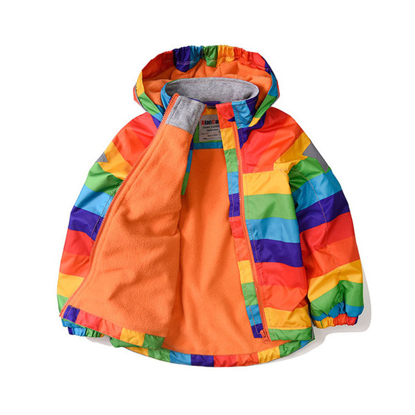 Kids Warm Windproof Coat 2019 Girls Boys Winter Jacket Children Windbreaker Thicken Fleece Hooded Outerwear for 2 4 5 6 8 Years