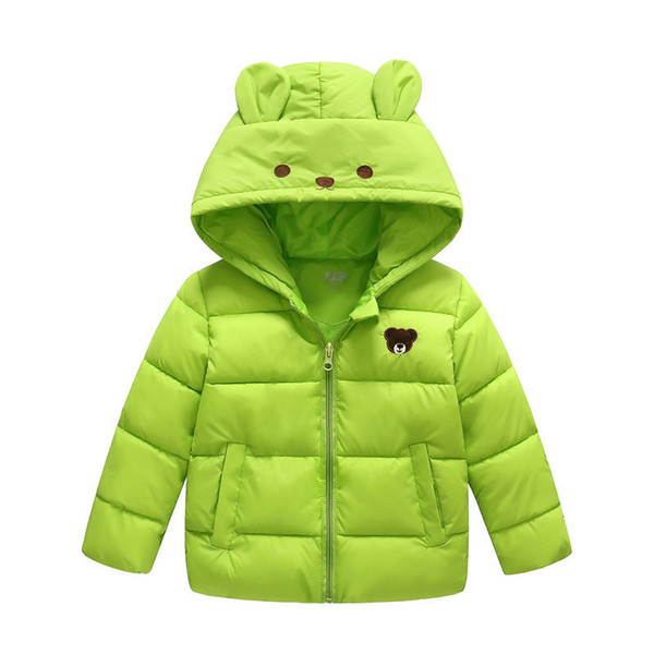 good quality baby girls jacket 2019 new pattern kids winter cartoon keeping warm coat children cotton fashion hooded thick outerwear