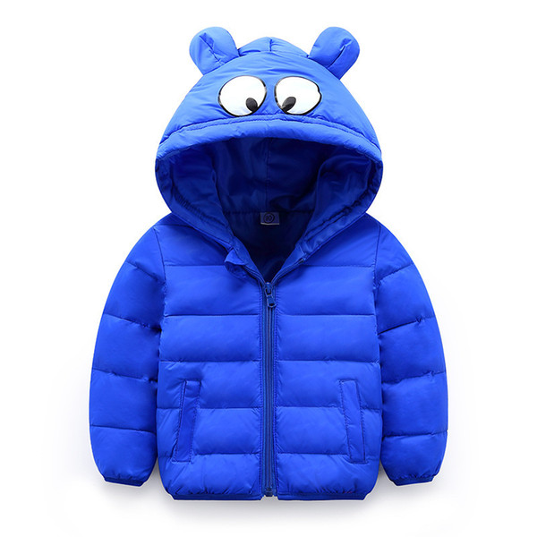 quality Thicken Hooded Children Snow Outerwear Down Kids Winter Warm Solid Coats Boy Girl Jacket Baby Clothing