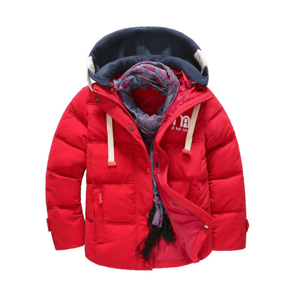 good quality 2019 new Winter Brand Kids warm Jacket Boys Winter Jacket With fashion Hooded Children Jackets Down cotton Parkas