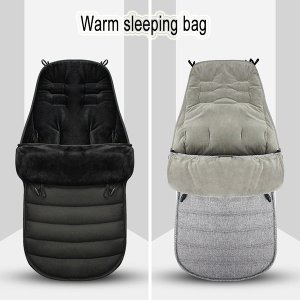 Baby stroller sleeping bag warm stroller foot cover universal thickening cushion foot cover windshield winter out