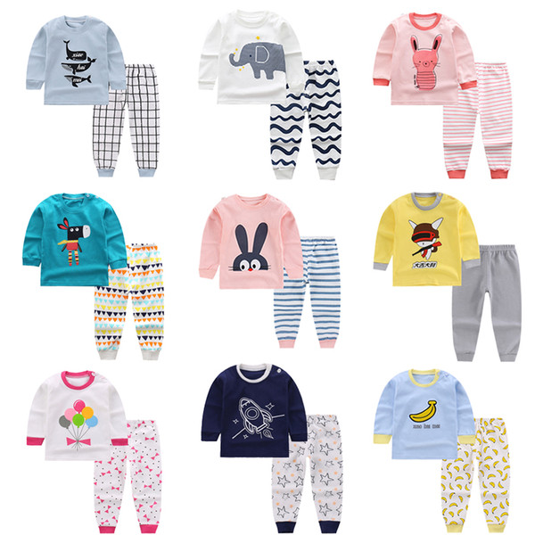 Kids Cartoon Pajamas Children Sleepwear Baby Pajamas Sets Boys Girls Christmas Pyjamas Pijamas Cotton Nightwear Kids Clothes