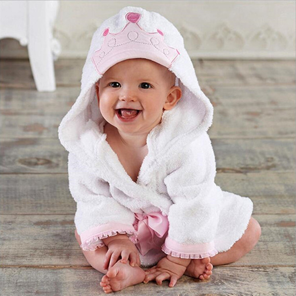 New Kids bathrobe 4 styles Kid Cartoon Nightgown Flannel Home Clothing Lovely Mouse Panda Rabbit Baby Long Sleeve bath robes KJY733