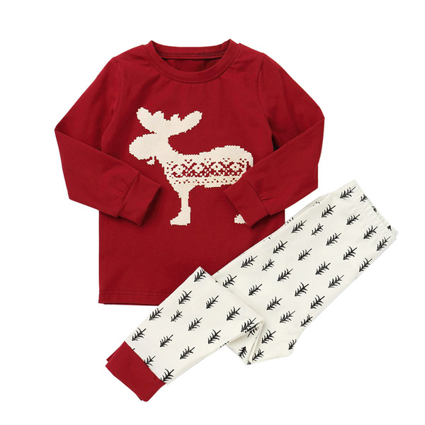 Christmas Pajamas For Girls Boys Kids Cotton Clothing Sets Baby Pijamas