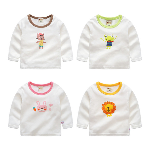 Baby, Kids & Maternity Autumn new children's sweaters Cotton cartoon boys and girls home long-sleeved bottoming shirts