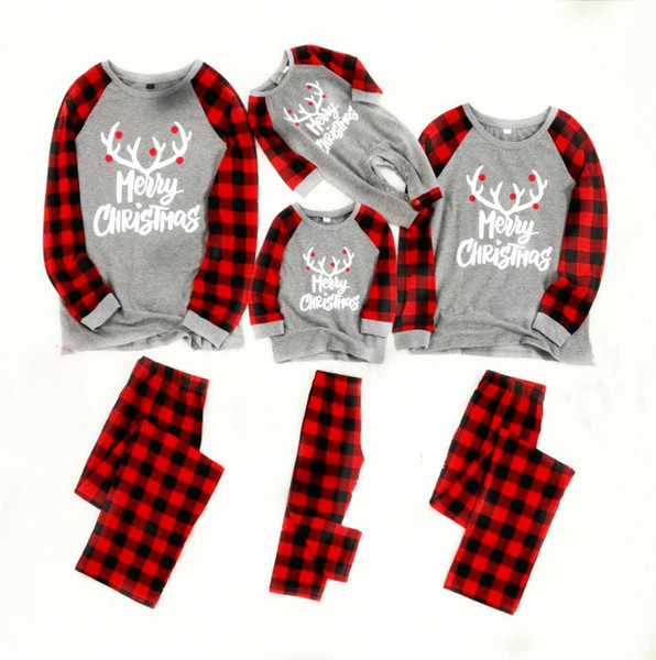 baby girl designer clothes autumn winter printing matching family christmas pajamas christmas pajamas