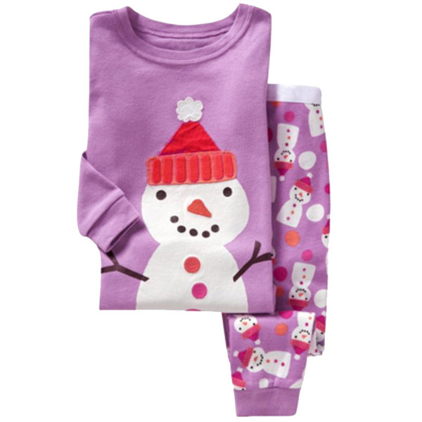 NEW cartoon kids pajama sets,children sleepwear boys nightwear girls family christmas pajamas Retail toddler baby pyjamas 2t-7t