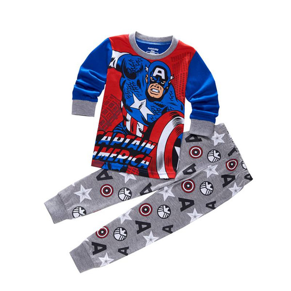 New kids Girls pajamas sets pyjamas kids pijama infantil sleepwear home clothing cartoon cotton Baby pijama 2-7Ywear stock A17