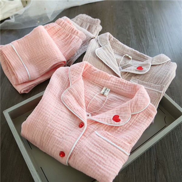 New Kids Pajamas set Linen Baby Boy Girl Printing Pajamas Children Autumn/winter Sleepwear Infant Long Sleeves