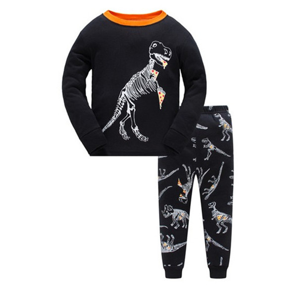 Kids Pajamas Set Dinosaur Boys Sleepwear cute Girls pyjamas Set 2-7Y Children's Home pajamas Baby Girl/Boy Clothing 12 style