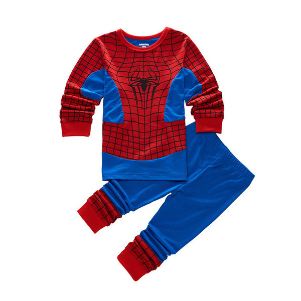 Arrival Kids Boys Girls Pijama Menino Infantil Pyjama Gartoon Pyama Jongen Homem Aranha Toddler Nightwear Pajamas Sets