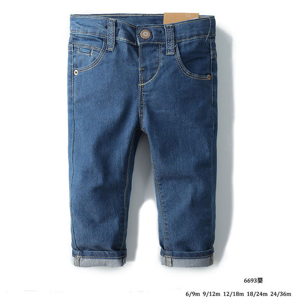 European and American style baby denim trousers for going out(5pcs/lot)