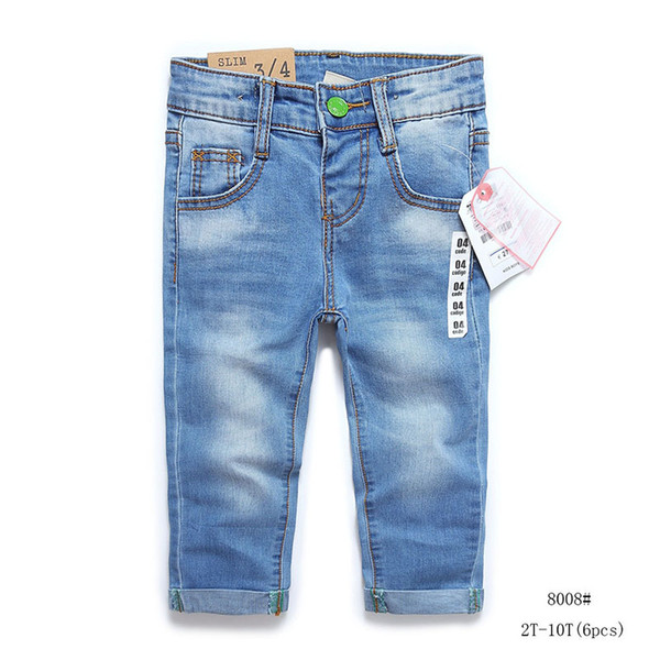 New basic jeans baby jeans go out in jeans pants(6pcs/lot)