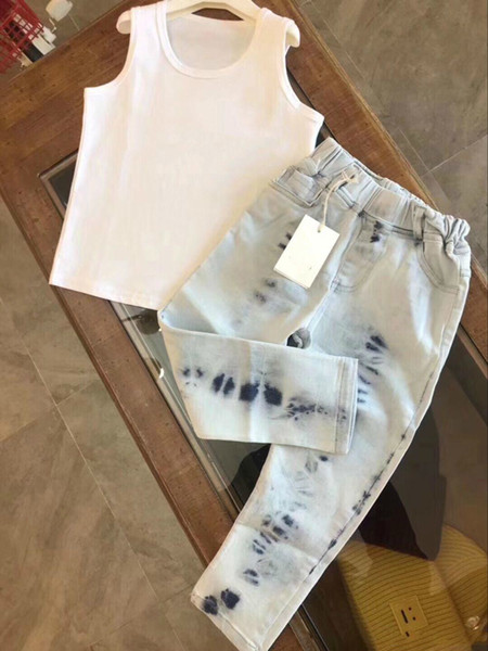 New Hot Solid Boys Jeans Kids Clothes Rushed Summer Light-colored Boys Fashion Jeans Children Trousers Spring Baby Boy Clothes