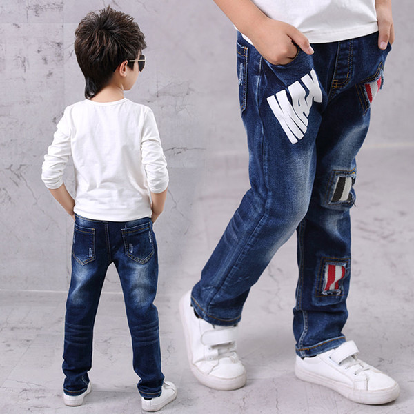 Casual 7 Styles 4-14 Yrs Boy Baby Denim Kids Boys Jeans 2019 New Spring Autumn Children Clothes Fashion Straight Jeans Pants