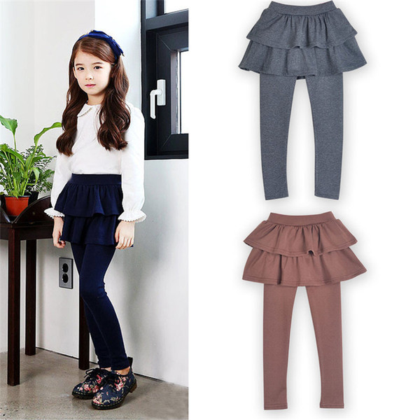 Girls Skirt Pants Autumn 2019 New Spring Girls Leggings with Skirt Girls Clothes Children Kids Trousers Leggings Pants for Girl